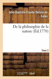 de la Philosophie de la Nature Tome 2
