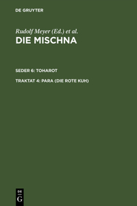 Mischna, Traktat 4, Para (Die rote Kuh)