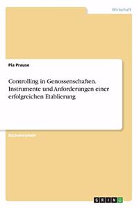 Controlling in Genossenschaften. Instrumente und Anforderungen einer erfolgreichen Etablierung