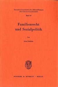 Familienrecht Und Sozialpolitik