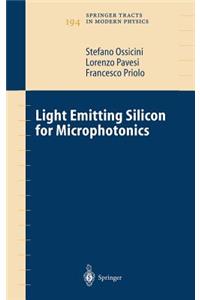 Light Emitting Silicon for Microphotonics