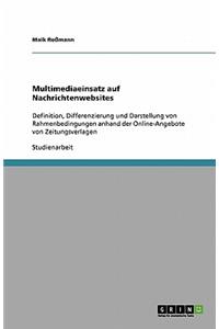 Multimediaeinsatz auf Nachrichtenwebsites