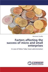 Factors Affecting the Success of Micro and Small Enterprises
