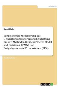 Vergleichende Modellierung des Geschäftsprozesses Personalbeschaffung mit den Methoden Business Process Model and Notation ( BPMN) und Ereignisgesteuerte Prozessketten (EPK)