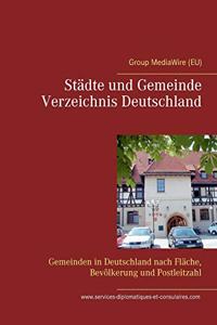 Städte und Gemeinde Verzeichnis Deutschland