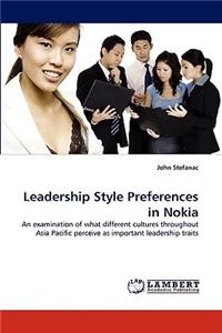 Leadership Style Preferences in Nokia