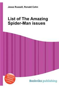 List of the Amazing Spider-Man Issues