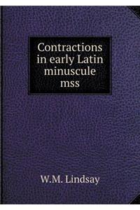 Contractions in Early Latin Minuscule Mss