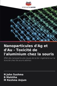 Nanoparticules d'Ag et d'Au - Toxicité de l'aluminium chez la souris