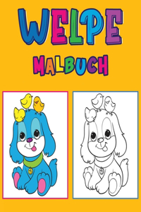 Welpe Malbuch