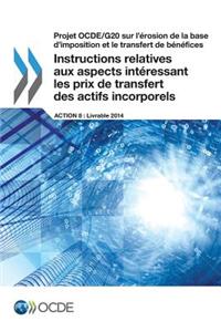 Projet OCDE/G20 sur l'érosion de la base d'imposition et le transfert de bénéfices Instructions relatives aux aspects intéressant les prix de transfert des actifs incorporels