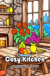 Cozy Kitchen Coloring Book