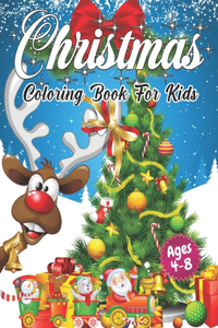 Christmas Coloring Book for Kids Ages 4-8