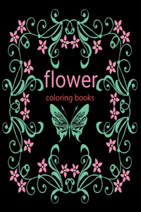 flower coloring books