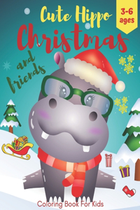 Cute Hippo and Friends
