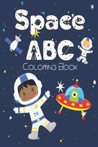 Space ABC Coloring Book