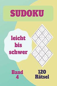 Sudoku leicht bis schwer 120 Rätsel Band 4