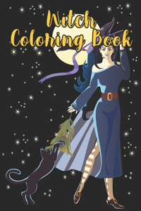 Witch Coloring Book
