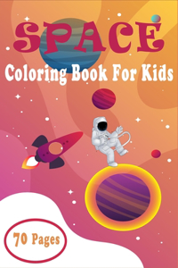 Space Coloring Book For Kids