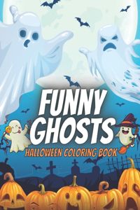 Funny Ghosts Halloween Coloring Book