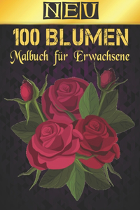 Malbuch für Erwachsene Neu Blumen