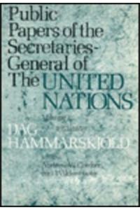 Public Papers of the Secretaries-General of the United Nations