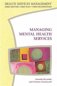 Managing Mental Health Services