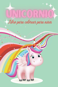 Unicornio Libro para colorear para niños