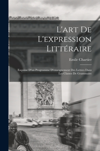 L'art de l'expression littéraire