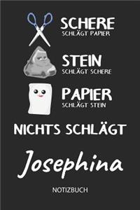 Nichts schlägt - Josephina - Notizbuch