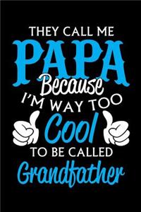 They call me Papa because I'm way too cool to be called Grandfather