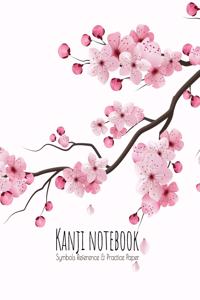 Kanji Notebook Symbols Reference & Practice Paper