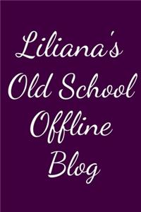 Liliana's Old School Offline Blog