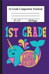 1st Grade Composition Book: Handwriting Practice and Drawing Handbook for First Graders