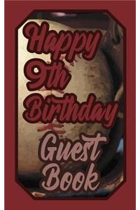 Happy 9th Birthday Guest Book
