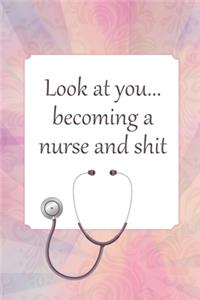 Lined Notebook - Nurse Gift, Nursing Student Gifts, Future Nurse