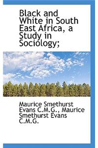 Black and White in South East Africa, a Study in Sociology;