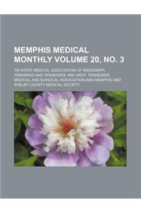 Memphis Medical Monthly Volume 20, No. 3