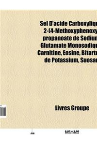 Sel D'Acide Carboxylique