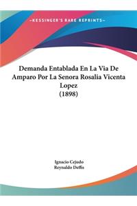 Demanda Entablada En La Via de Amparo Por La Senora Rosalia Vicenta Lopez (1898)
