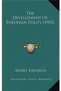 The Development of European Polity (1903)