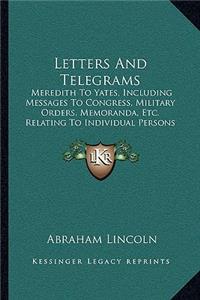 Letters And Telegrams