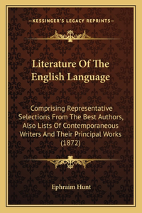 Literature Of The English Language