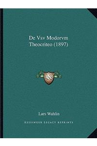 De Vsv Modorvm Theocriteo (1897)