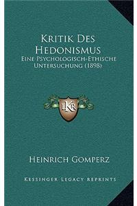 Kritik Des Hedonismus