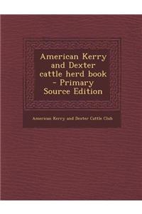 American Kerry and Dexter Cattle Herd Book
