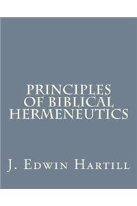 Principles of Biblical Hermeneutics