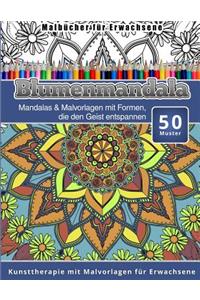 Malbucher fur Erwachsene Blumenmandala