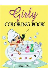 Girly Coloring Book