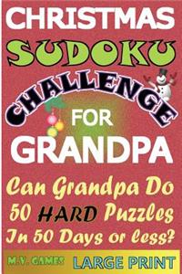 Christmas Sudoku Challenge For Grandpa